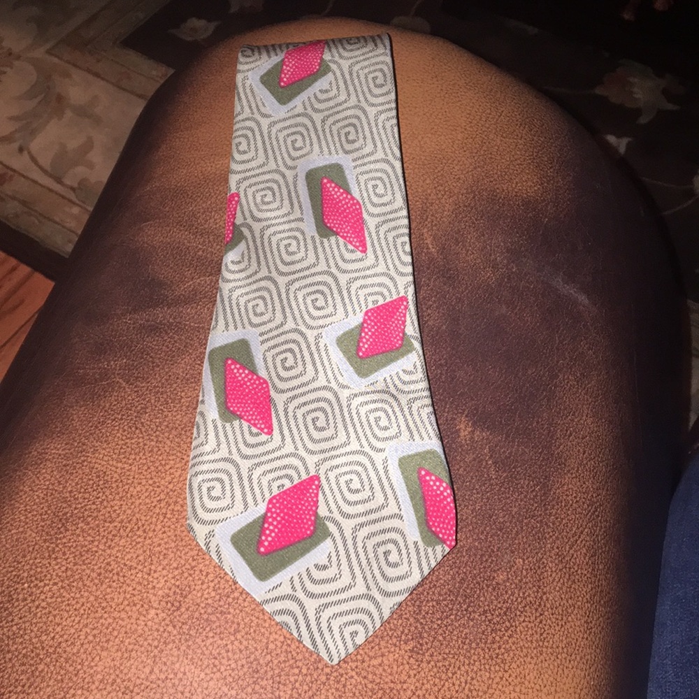 AUSTIN GREY ALL SILK MENS TIE